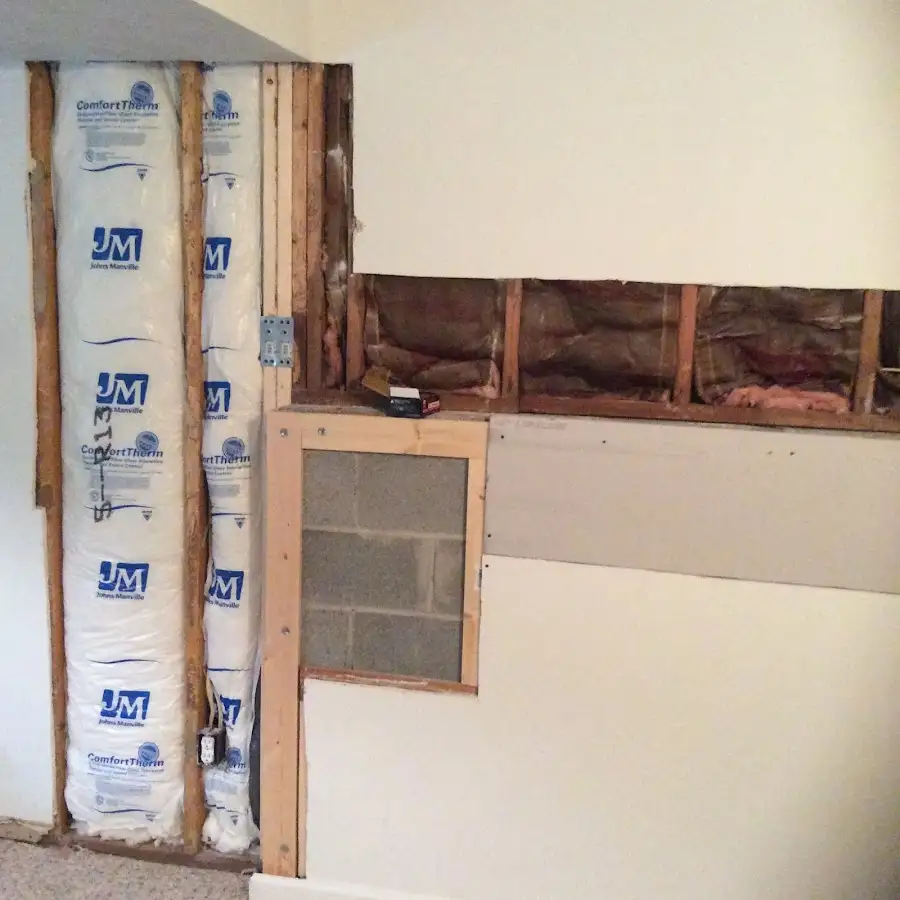 Wall insulation replacement during Odor Removal & Deodorization in Elkton
